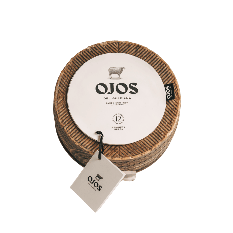 Queso Manchego Etiqueta Negra 12 Meses | Ojos del Guadiana