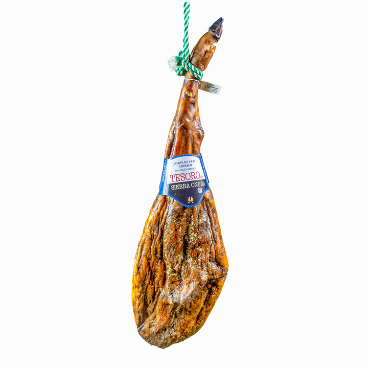 Jamón de Cebo Ibérico 50% Raza Ibérica Tesoro de Sierra Onuba | Anselmo Benito