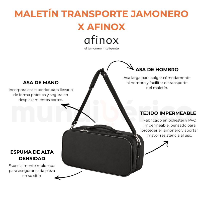 Maletín Transporte Jamonero X Afinox