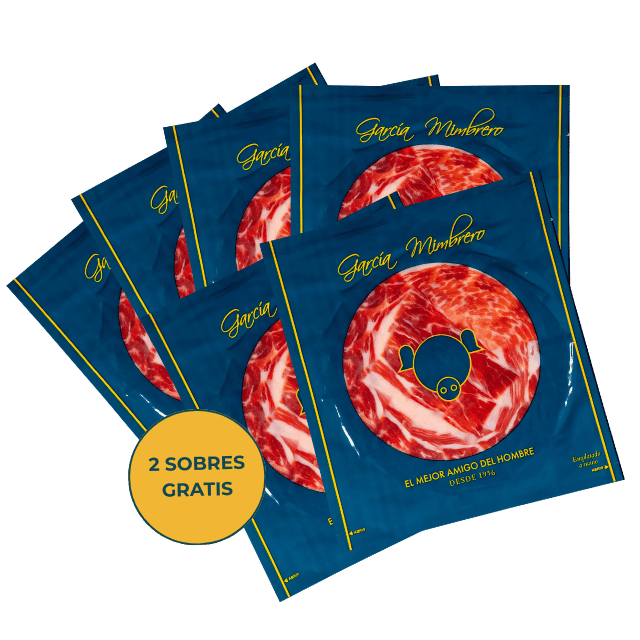 Pack de 6x4 Sobres de Jamón de Bellota 100% Raza Ibérica | García Mimbrero