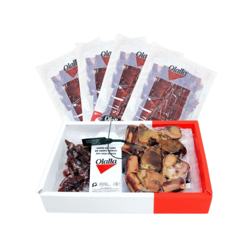 Caja de Jamón Cebo de Campo 50% Ibérico Loncheado | Olalla