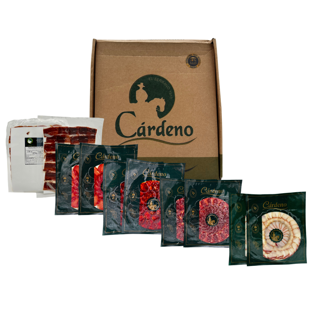 Lote 10 sobres loncheados Ibéricos de Bellota | Cárdeno