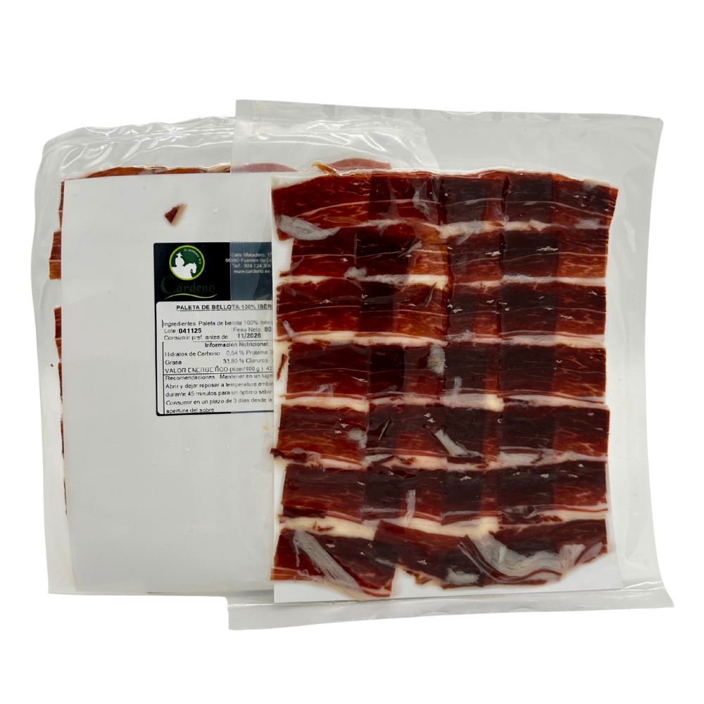 Lote 10 sobres loncheados Ibéricos de Bellota | Cárdeno