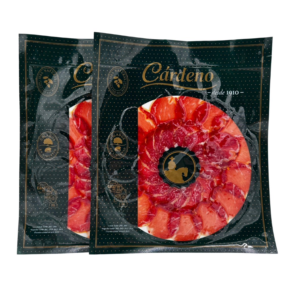 Lote 10 sobres loncheados Ibéricos de Bellota | Cárdeno