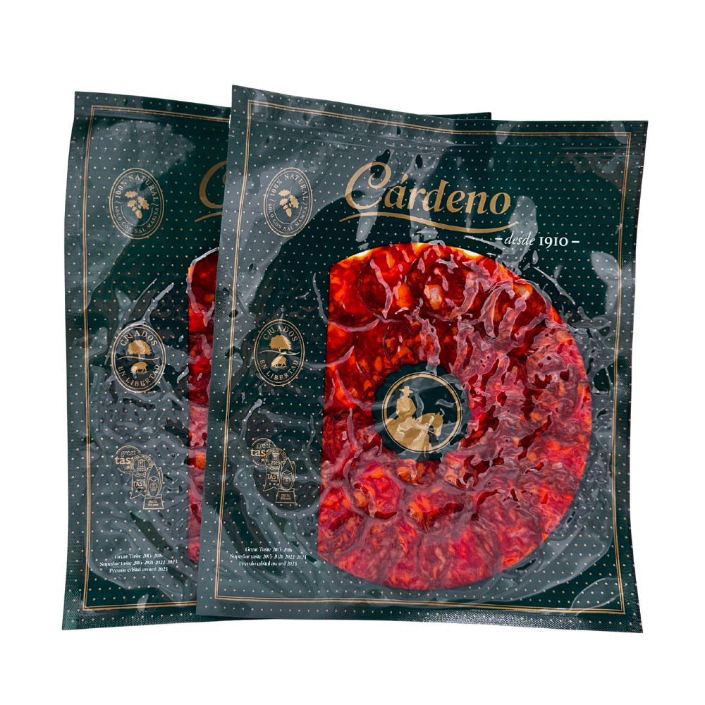 Lote 10 sobres loncheados Ibéricos de Bellota | Cárdeno