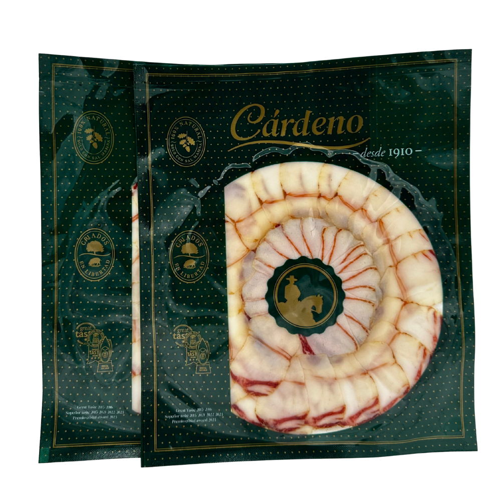 Lote 10 sobres loncheados Ibéricos de Bellota | Cárdeno