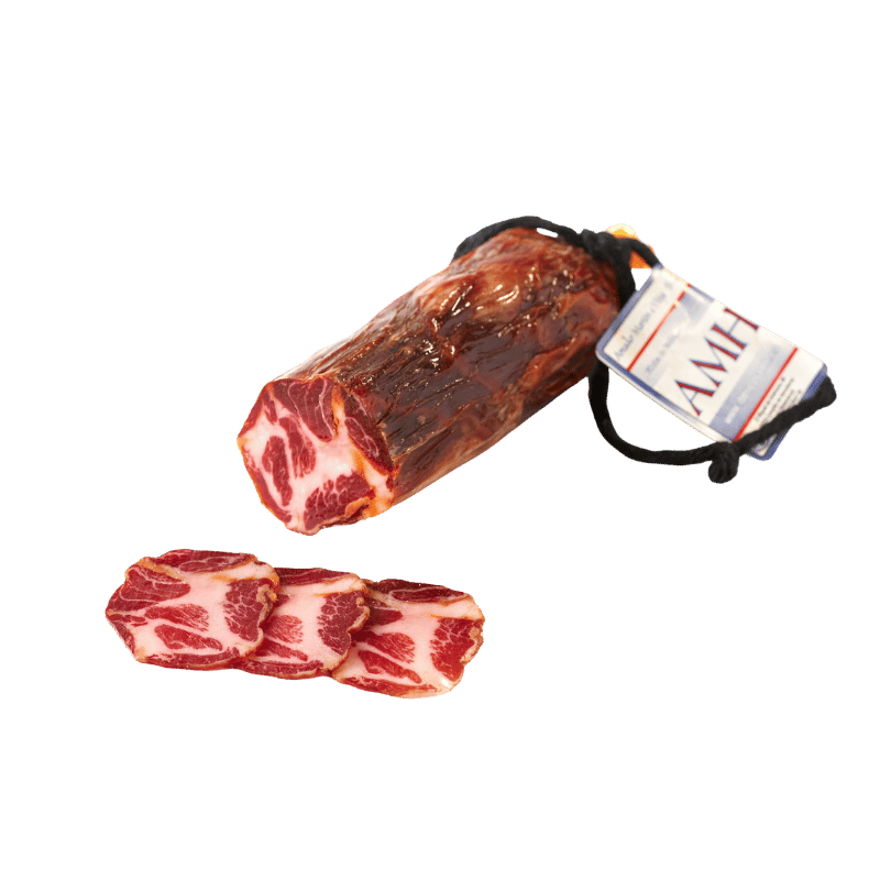 Estuche Coppa bellota 100% ibérica (peso: 600 g aprox.) | Ibericos AMH/Amador Martín