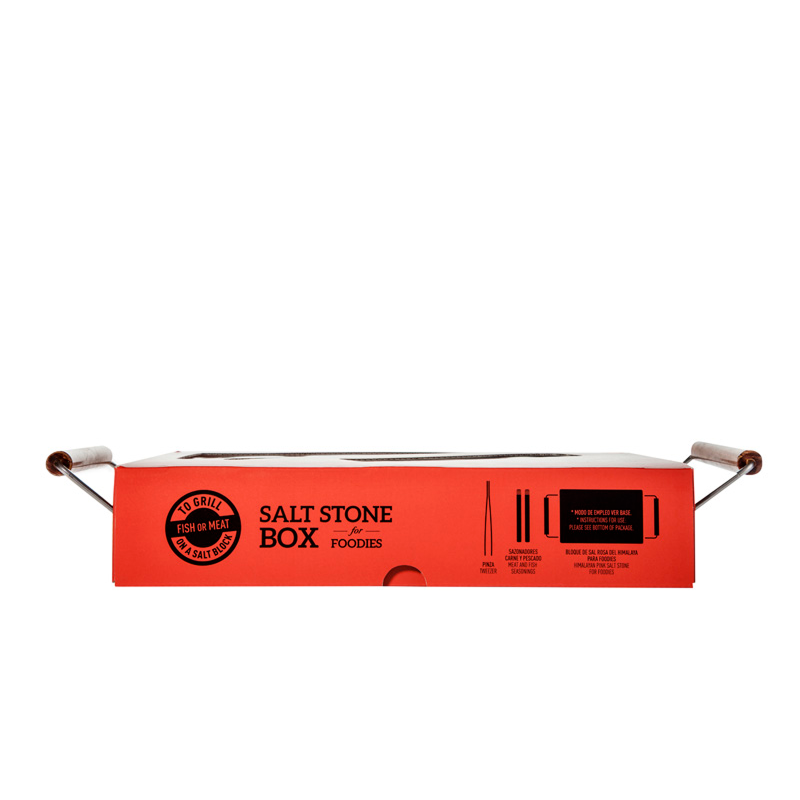 Salt Stone Box · Piedra de sal para cocinar