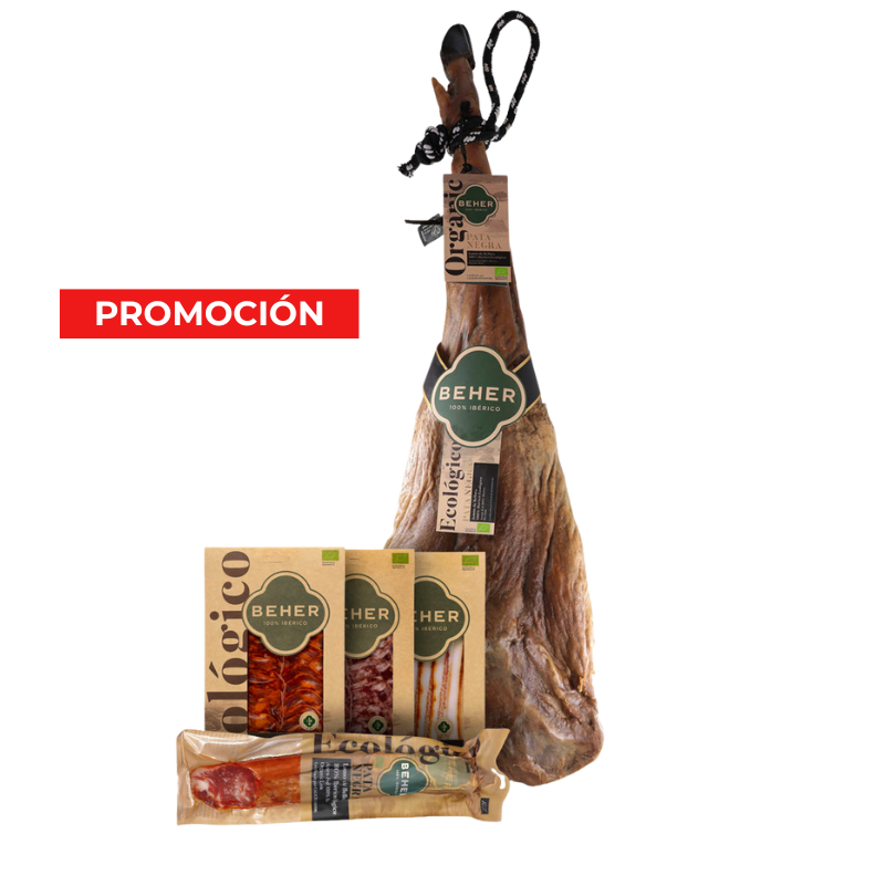 Jamón de Bellota 100% Ibérico Ecológico “Pata Negra” | Beher