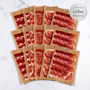 Loncheado Jamón Cebo Ibérico 50% raza ibérica. 15x90g. Salamanca