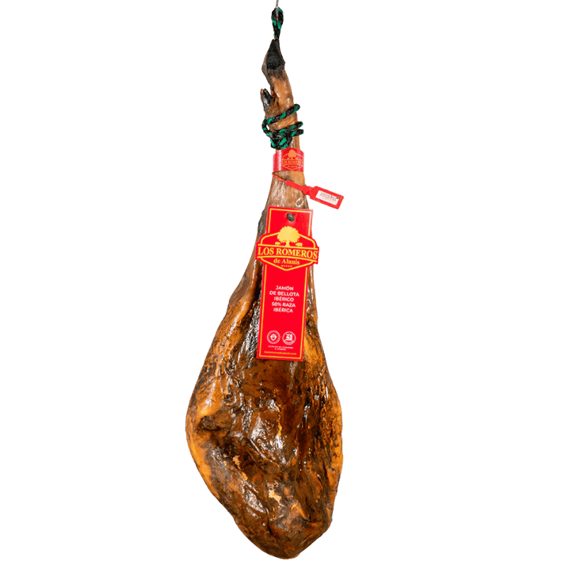 Jamón de Bellota Ibérico 50% raza ibérica | Los Romeros de Alanís