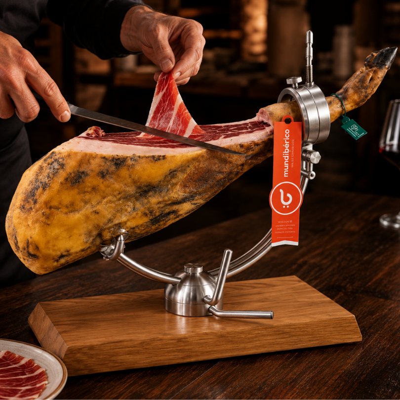 Jamonero Afinox PECTUS Base Madera de Fresno | Jamoneros Afinox