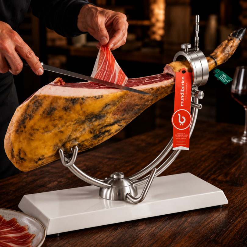 Jamonero Afinox PECTUS Base Silestone Blanco | Jamoneros Afinox