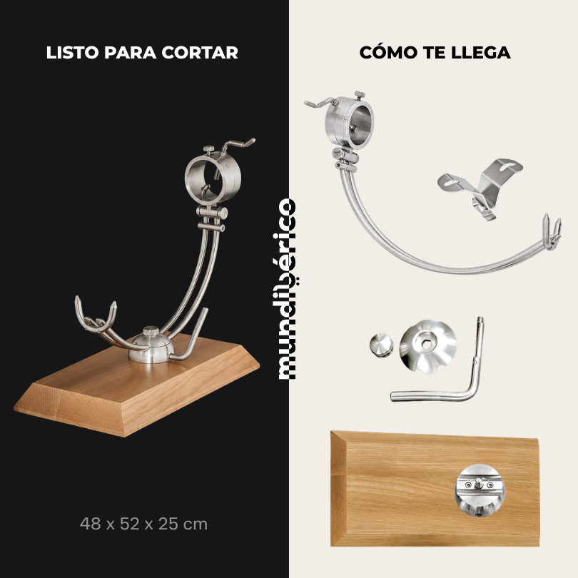Jamonero Afinox PECTUS Base Madera de Fresno | Jamoneros Afinox