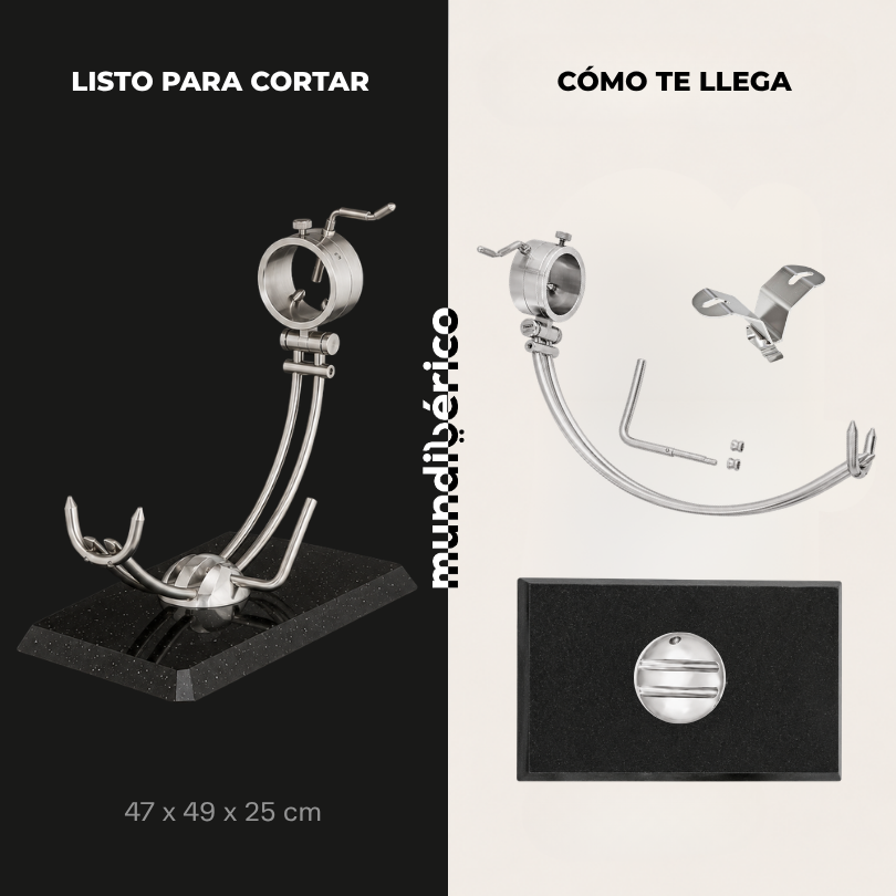 Jamonero Afinox PRIMUS Base Silestone Negro Estelar | Jamoneros Afinox