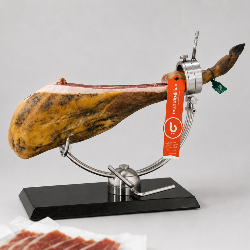 Jamonero Afinox Pectus 360 Base Granito Negro