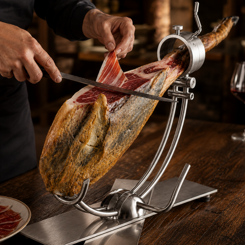 Jamonero Afinox PRIMUS X Base Acero Plegable | Jamoneros Afinox
