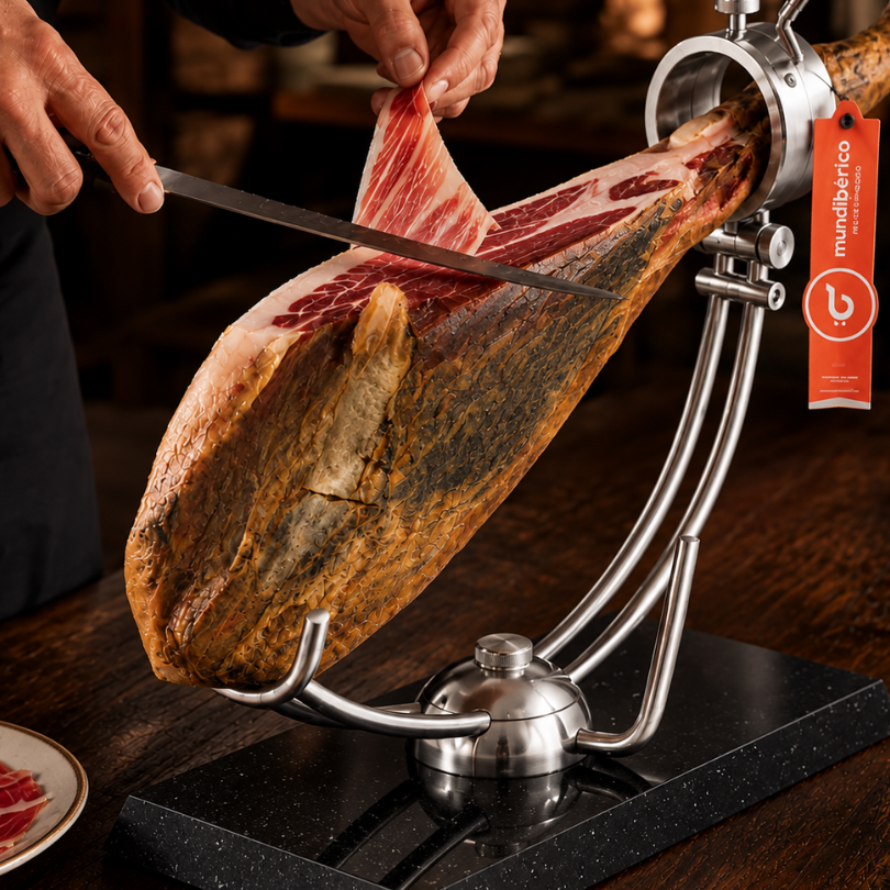 Jamonero Afinox PECTUS Base Silestone Negro Estelar | Jamoneros Afinox