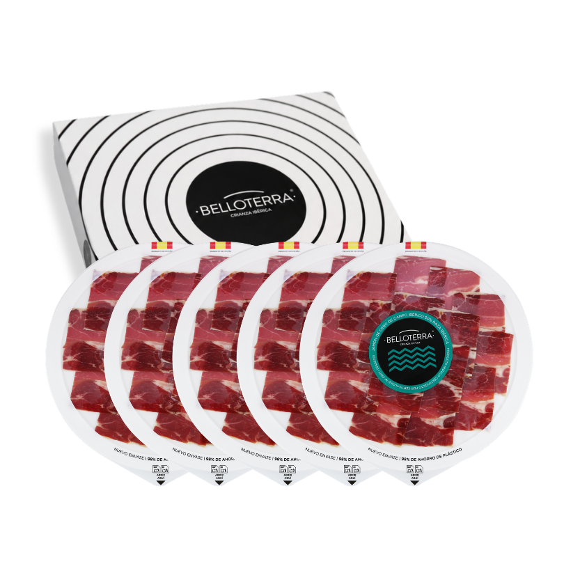 Pack Jamón de Cebo de Campo 50% Ibérico (cortado a mano) | Belloterra