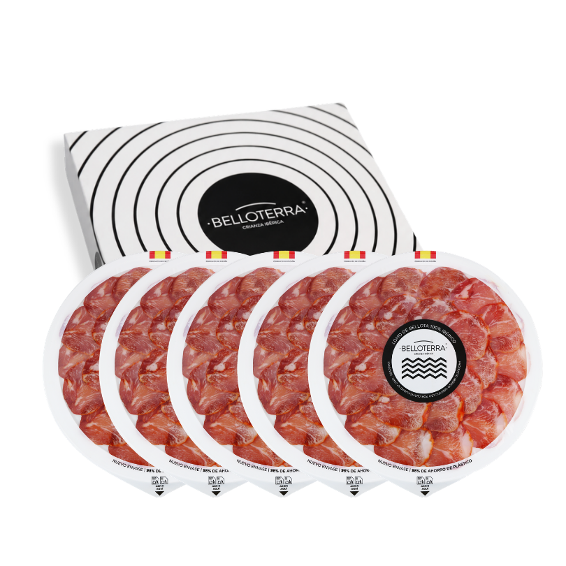 Pack Lomo de Bellota 100% Ibérico (bandeja redonda) | Belloterra