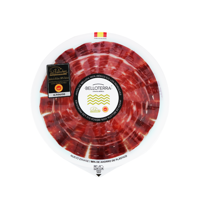 Pack Bellota 5 loncheados (Jamón 100% Ibérico D.O. , Paleta, Lomo, Salchichón y Chorizo) | Belloterra