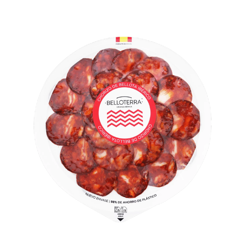 Pack Bellota 5 loncheados (Jamón 100% Ibérico D.O. , Paleta, Lomo, Salchichón y Chorizo) | Belloterra