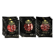 Pack Ibérico 9 sobres: 3xJamón, 3xPaleta y 3xLomito de Bellota 100%
