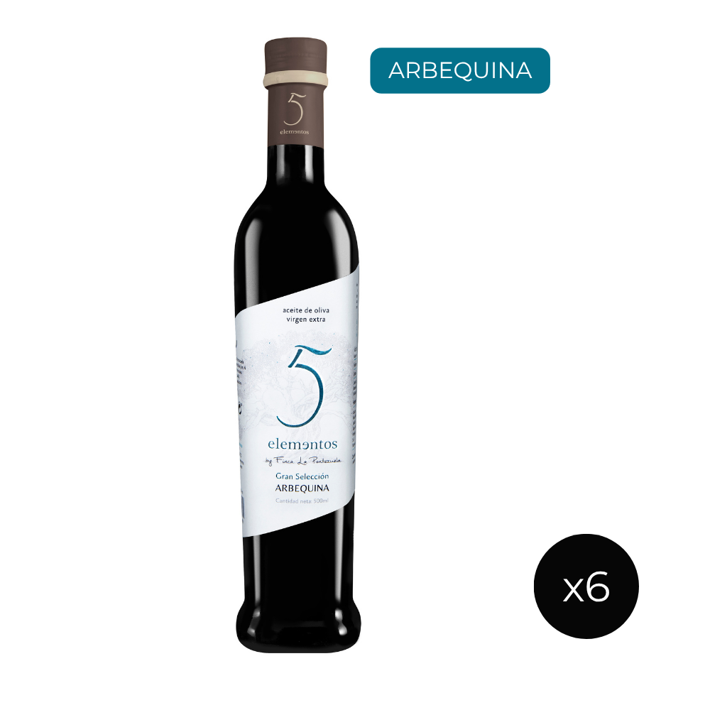 AOVE 5 Elementos Gran Selección Arbequina 6x500ml | La Pontezuela