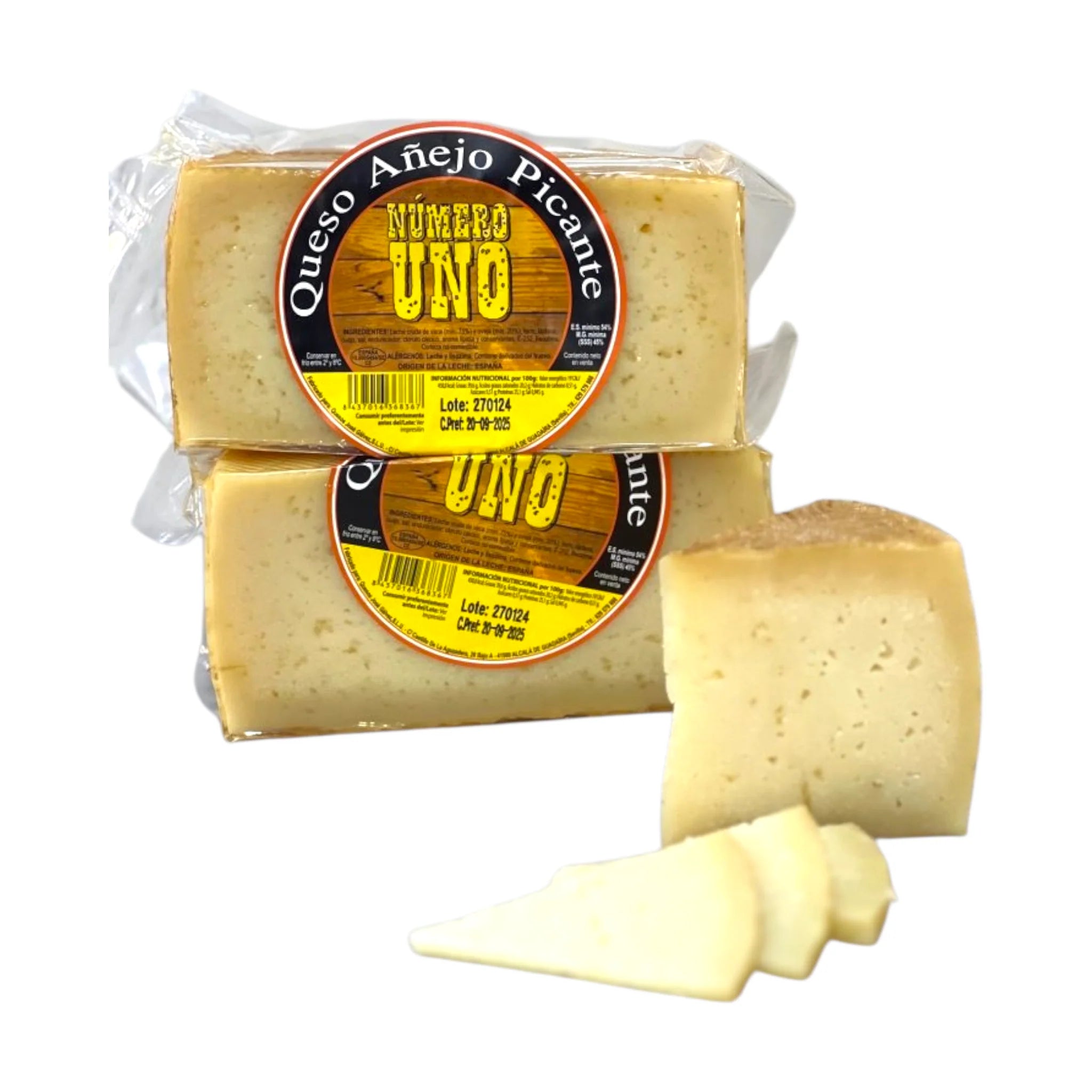Queso Número Uno añejo picante | Anselmo Benito