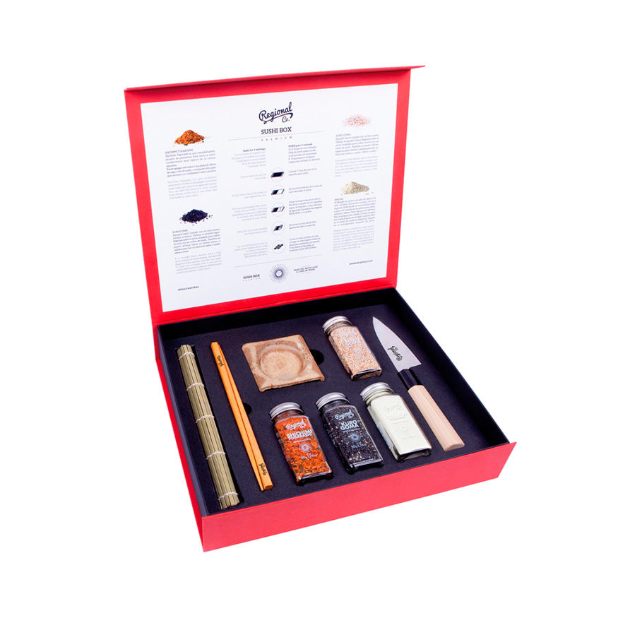 Sushi Box · Especias y utensilios para sushi