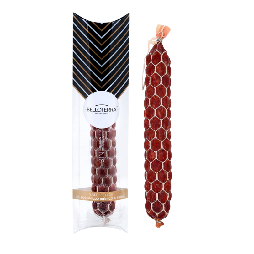 Salchichón de Solomillo Ibérico con Trufa (400 g) | Belloterra