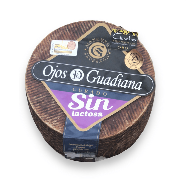 Queso Manchego Curado sin Lactosa – Ojos del Guadiana