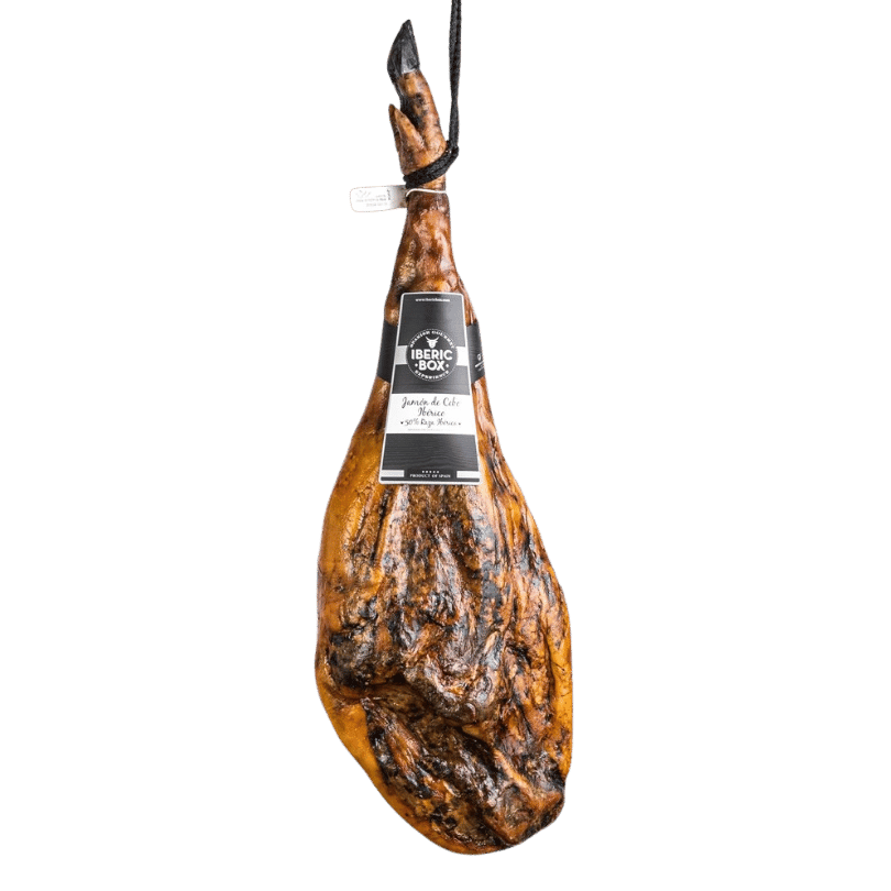 Jamón de Cebo Ibérico 50% raza ibérica - Sierra de Aracena (7-8 kg) | Iberic Box