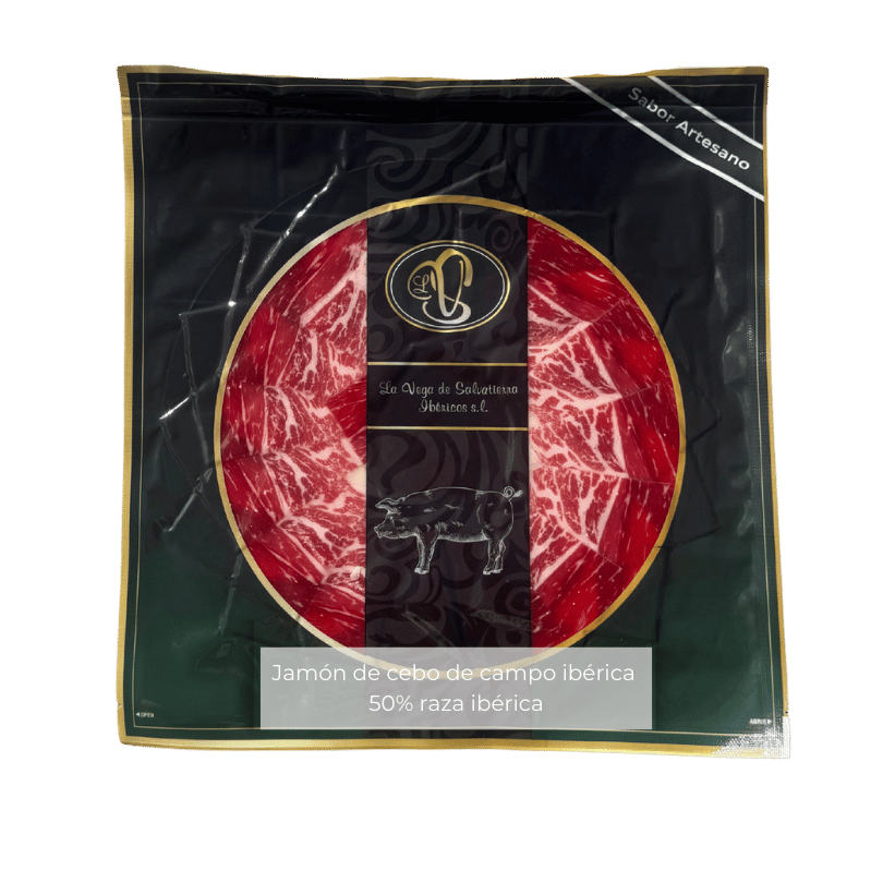 10 Sobres Jamón de cebo de campo ibérica 50% raza ibérica | La Vega de Salvatierra