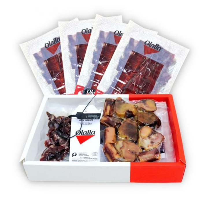 Caja de Jamón de Bellota 100% Ibérico Loncheado a Cuchillo | Olalla