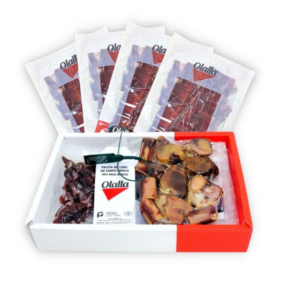 Paleta de Cebo Campo Ibérica 50% Raza Ibérica Loncheada a Cuchillo | Olalla