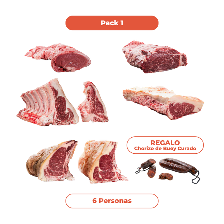 Pack 1 de Carnes para 6 Personas