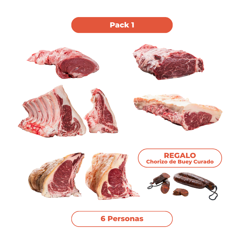 Pack 1 de carnes para 6 personas
