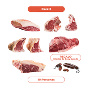 Pack 2 de carnes para 10 personas