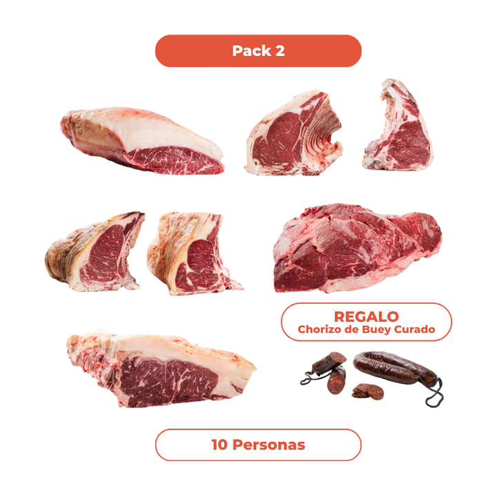 Pack 2 de Carnes para 10 Personas