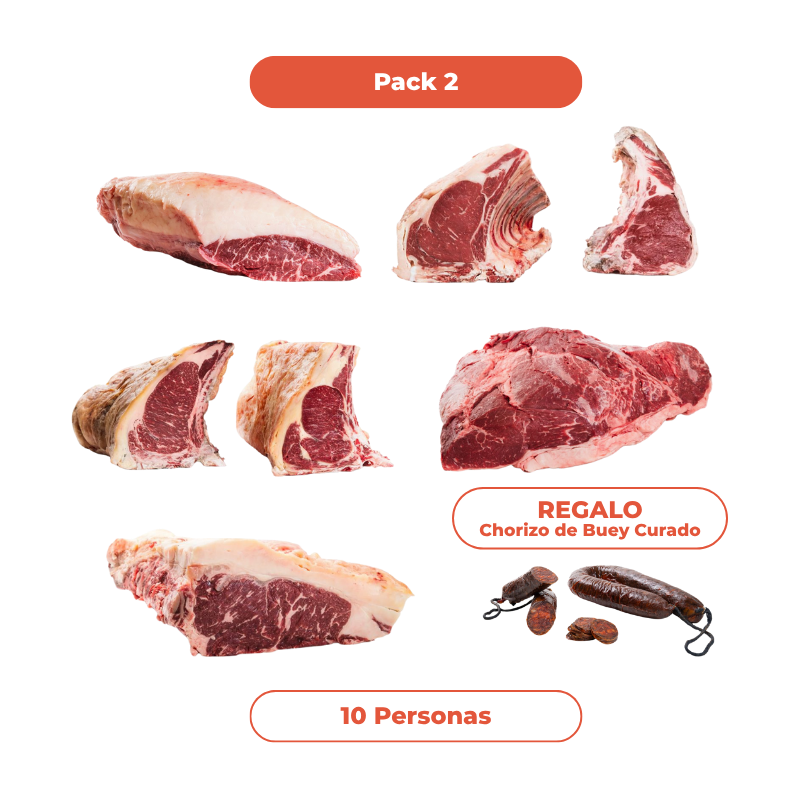 Pack 2 de carnes para 10 personas
