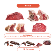 Pack 3 de carnes para más de 12 personas
