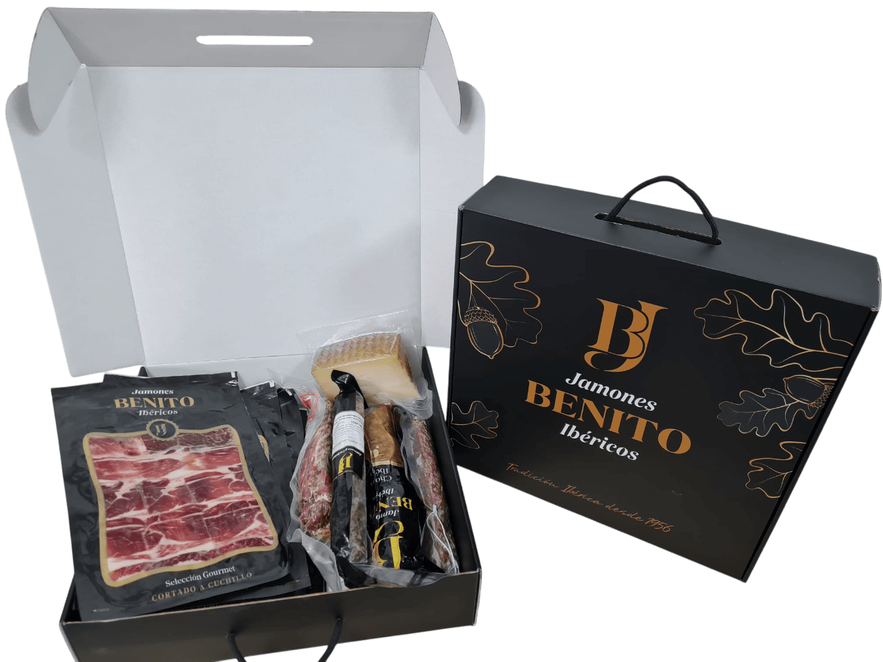 Lote de productos Ibéricos de bellota | Anselmo Benito/Montebugo