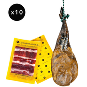 Pack 10 Sobres 100g Paleta Etiqueta Oro | Los Hernández