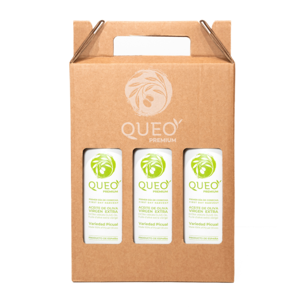PACK Regalo Monovarietal – 3 Botellas de 250ml | Aceites Queo Porcuna
