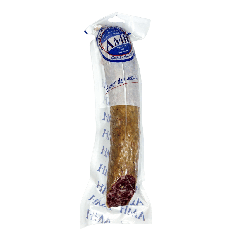 Estuche ½ salchichón bellota 100% ibérico (peso: 600 g aprox.) | Ibericos AMH/Amador Martín